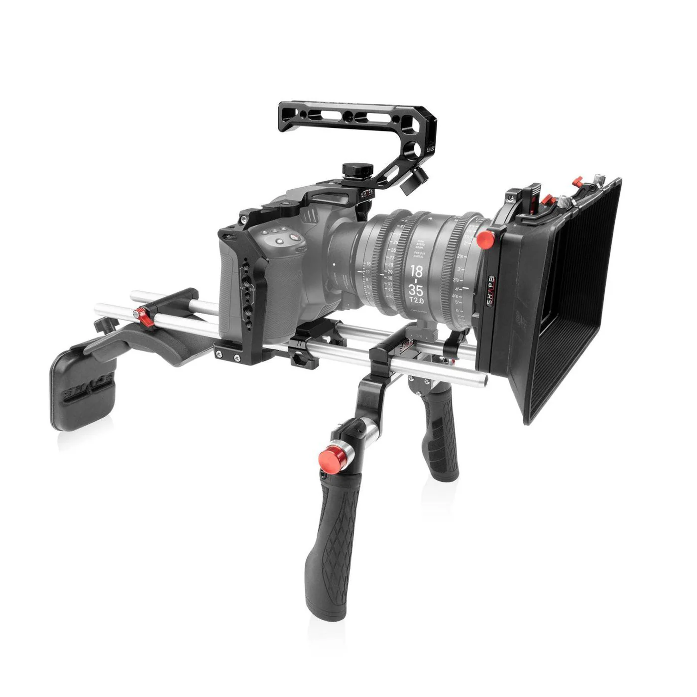 SHAPE Blackmagic Cinema Camera 6K/6K Pro/6K G2 Shoulder Mount Kit