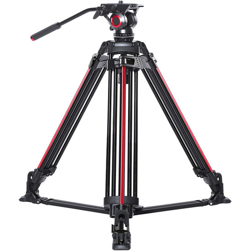 Miliboo MTT605B Carbon Fiber Video Tripod Kit with Ground Spreader